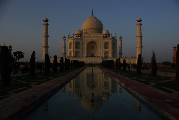 Taj Mahal, Agra, Inde (décembre 2007)