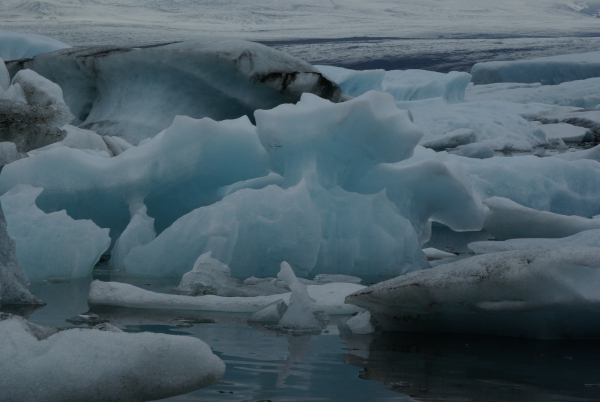 Lagoon de Jökulsárlón, Islande (juillet 2008)