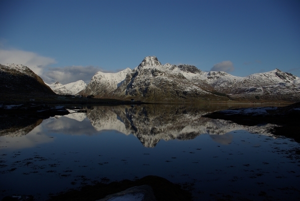 Sur la route d'Å, Lofoten, Norvège (octobre 2009)