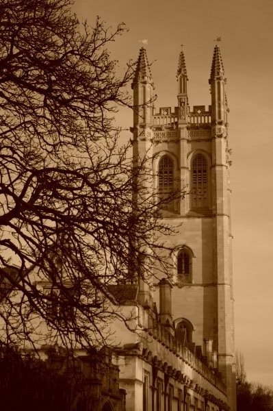 Magdalen College, Oxford, Angleterre (février 2007)