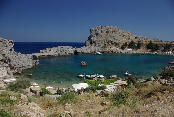 Lindos, Île de Rhodes, Grèce (juillet 2009)