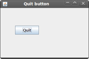 Quit button